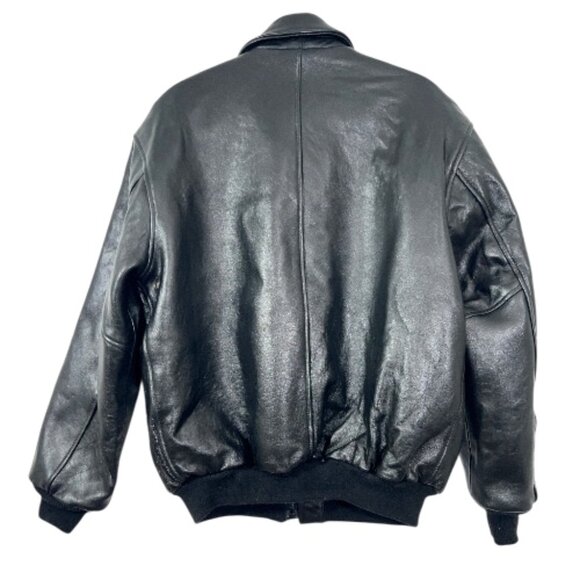 Cockpit NYC A-2 Airforce US Army Leather Bomber Jacket Medium Pre-Loved - Picture 4 of 8